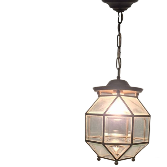 Art Deco Amsterdamse School Lantaarn Hanglamp 1