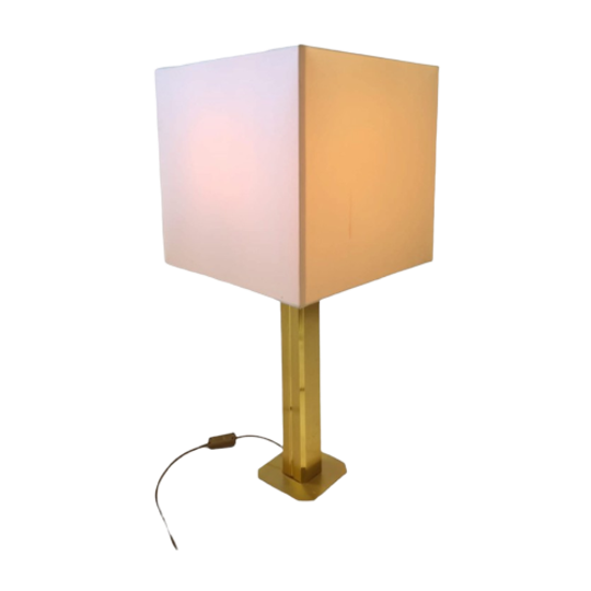 Carl Springer Style Brass Table Lamp 1
