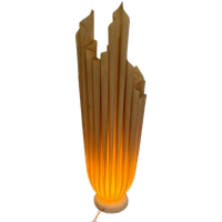 Georgia Jacobs - Table Lamp Model ‘athena’ - Handkerchief Shaped Shade On Large Version(88cm)