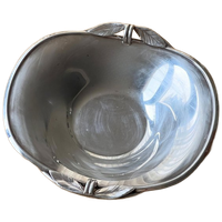 Vintage Danish Silver-Plated Apple-Shaped Jewelry Dish