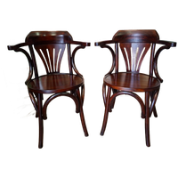 Klassieke Mahoniehouten Bistro Stoelen Thonet Stoel In Nieuwstaat Afm. 45x45cm En 82cm Hoog Zithoogte 45cm.