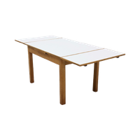 Extendable Birch And Melamine Dining Table 1960S