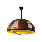 Vintage Lakro Amstelveen Hanglamp - Space Age Hanglamp thumbnail 1