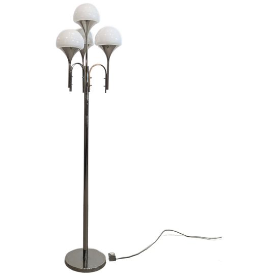 Prachtige Staande Lamp Gaetano Sciolari, Italië, Jaren 60 1