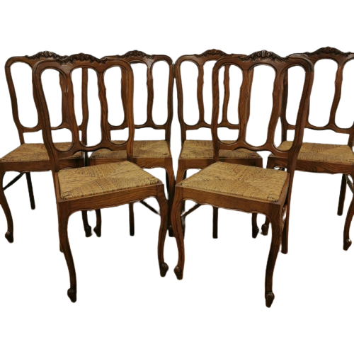 Brocante Queen Ann Eettafelstoelen Stoelen 6 Stuks Set Prijs