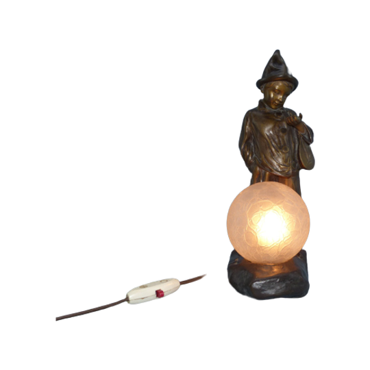 Art Deco Lampje De Jonge Banjospeler 1
