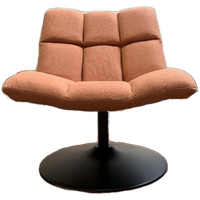 DUTCHBONE Fauteuil In Perzikoranje – Opnieuw Bekleed