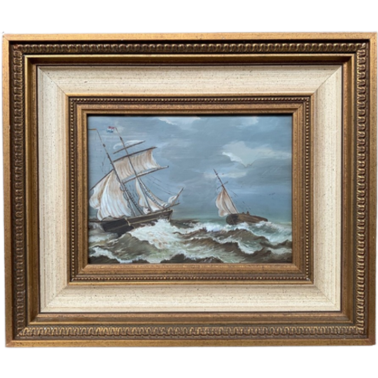 Schilderij "zeegezicht". 1