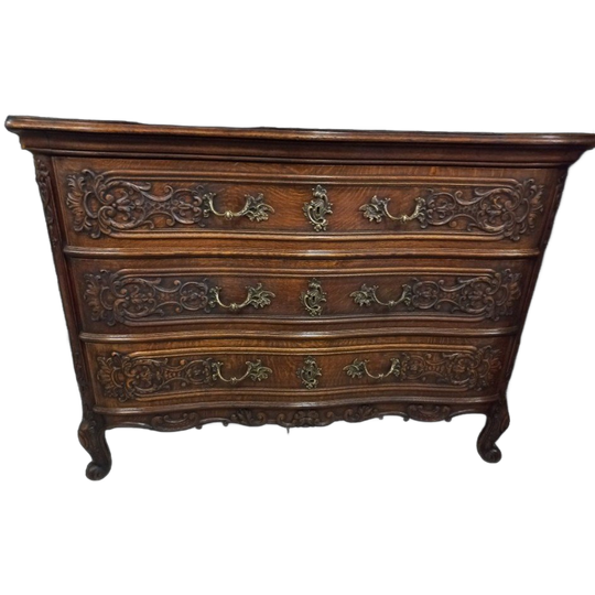 Louis Xv Commode In Massief Eikenhout 1