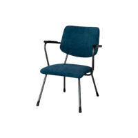 Gispen Fauteuil Vintage Armstoel Design Retro Petrol Ribstof