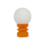 Oranje West Germany Lamp Glazen Bol thumbnail 1