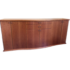 Maurice Villency Mid Century Danish Bowfront Sideboard thumbnail 1