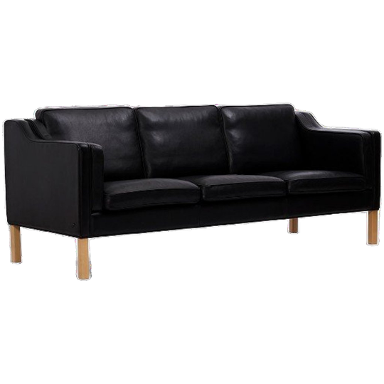 Leather Sofa Produced By Hurup Møbelfabrik, Denmark 1970s. 1