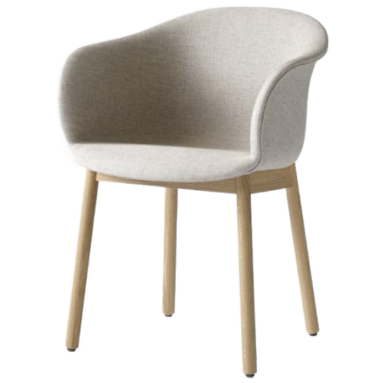 &tradition | Elefy Jh31 Fauteuil Hout Crème 1