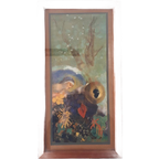 * Vintage Schilderij Met Prent Plaat In Lijst thumbnail 1