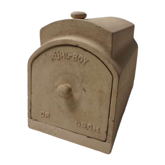 Antieke Duitse Steengoed Koelcontainer/ Koeler Kühl-boy Tafelmodel D.p. D.r.g.m. 1