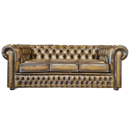 Chesterfield Chesham 3-zits - Antiek Goud 1