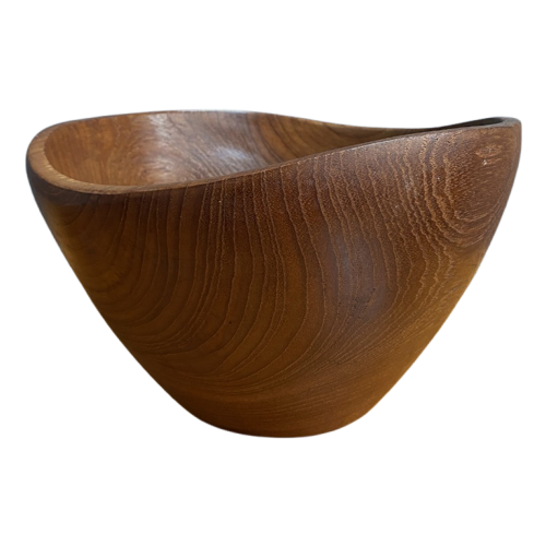 Teak Hoge Fruitschaal 1960 Denmark