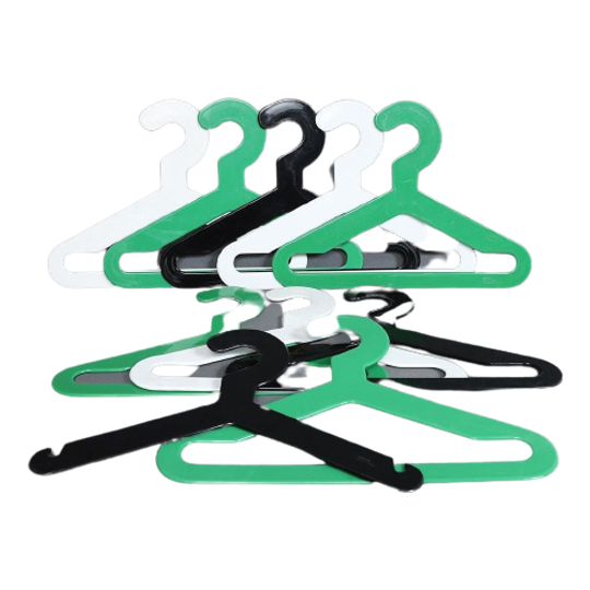 Set Van 10 <<<brand>>>, Finland Space Age Kleerhangers, Groen - Zwart - Wit - Tnc2 1