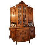 Buffet Liegois 2 Corps Style Lxv In Walnut thumbnail 1
