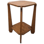 Amsterdamse School Artdeco Bijzettafel Plantentafel Zuil thumbnail 1