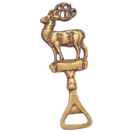 Bronzen Flesopener Hert 1