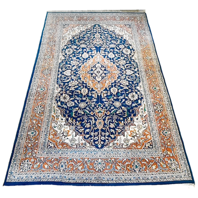 Vintage Xl Perzisch Tapijt Handgeknoopt Tabriz 314 X 192 Cm