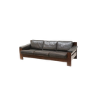 Vintage Mid Century Modern Leren Design Bank 757 Van Harry De Groot Voor Leolux, Jaren 70 thumbnail 1