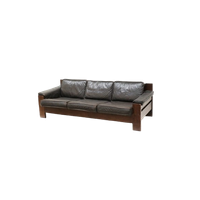 Vintage Mid Century Modern Leren Design Bank 757 Van Harry De Groot Voor Leolux Jaren 70