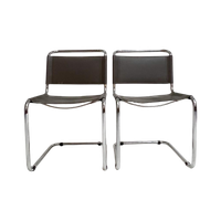Set Designstoelen In De Stijl Van Marcel Breuer, 1980'S