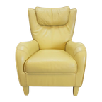 De Sede Fauteuil Geel Leer Lounge Chair '80 Swiss Desede thumbnail 1