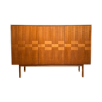 Minimalistisch Vintage Zweeds Highboard thumbnail 1