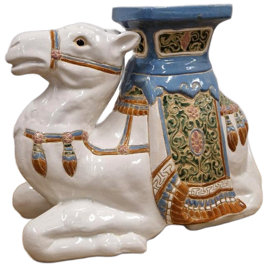 Vintage Plantentafel Kameel Tafel Keramiek 1