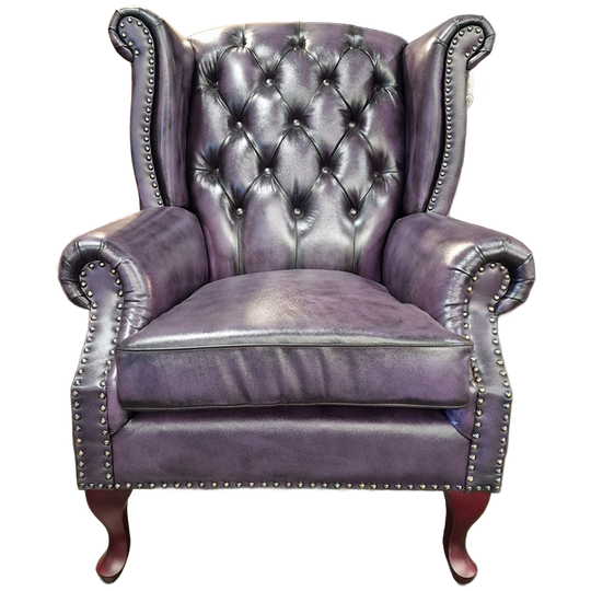 Chesterfield King Fauteuil - Antiek Paars 1