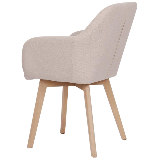 fonQ | Douce Eetkamerstoel Off-white Set 2 1