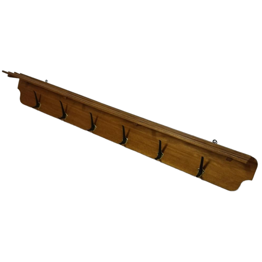 Vintage Midcentury Houten Kapstok | Hoedenplank Xxl 1