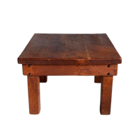 Vintage Brutalist Bijzettafel / Salontafel Jaren 70