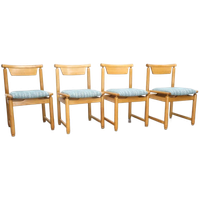Set Van 4 Eetkamerstoelen Nieuwe Stoffering