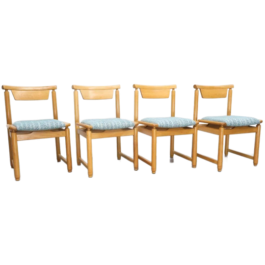Set Van 4 Eetkamerstoelen Nieuwe Stoffering 1