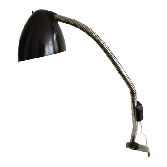 Czech Bakelite Side Table Lamp By Eric Kirkman For <<<brand>>>, Jaren '30 1