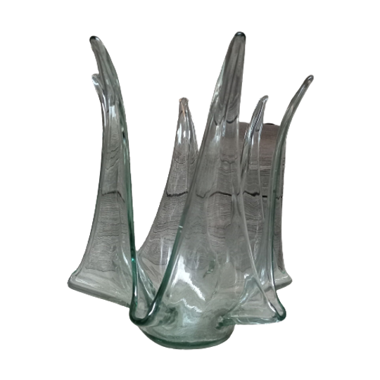 Grote Glazen Kaarsenkandelaar 1