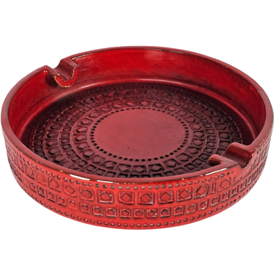 Bitossi - 'rimini Red' - Xl Schaal/asbak - Model W 44/27 - Italie - 70s 1