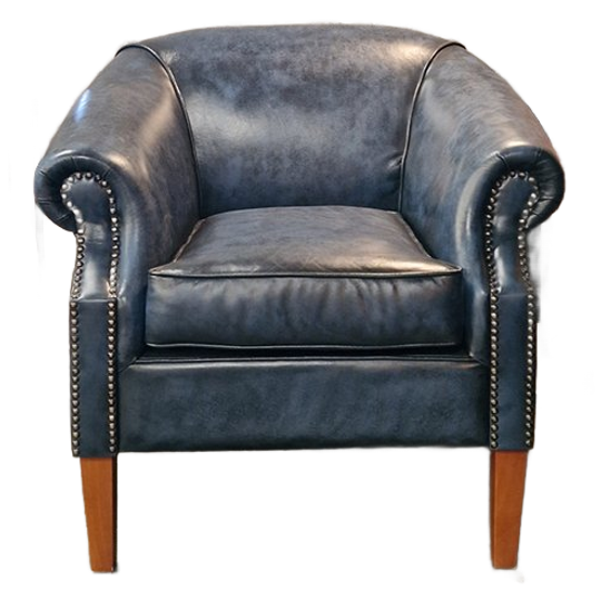 Chesterfield Nelson Fauteuil - Antiek Blauw 1