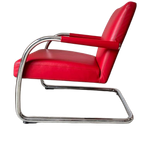 2x Vitra Visalounge Leather Armchairs By Antonio Citterio thumbnail 1