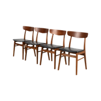 Set Van 4 Farstrup Møbler Eetkamerstoelen 69798