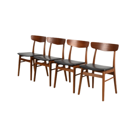 Set Van 4 Farstrup Møbler Eetkamerstoelen 69798 1
