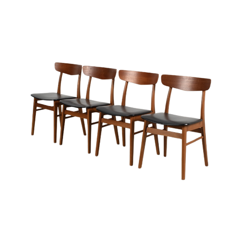 Set Van 4 Farstrup Møbler Eetkamerstoelen 69798