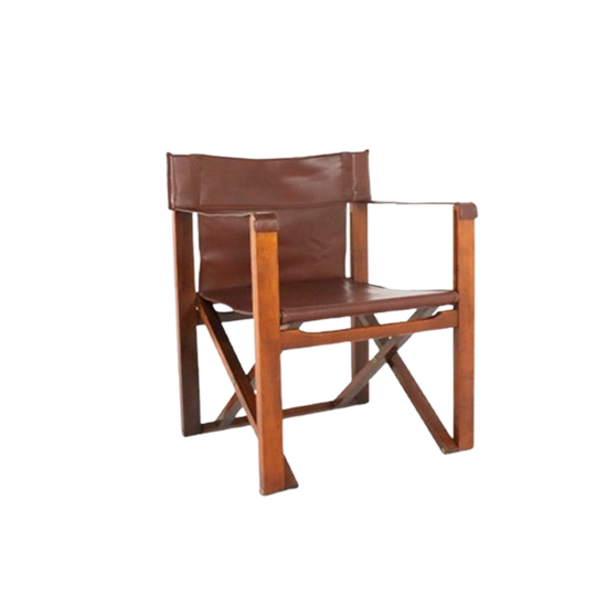 Folding Safari Chair Fauteuil Stoel | 4 Op Voorraad Vintage 1