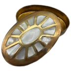 Pillendoosje Messing Parelmoer thumbnail 1