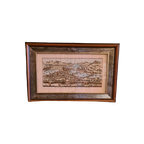 Italiaanse Koper Gravure Van De Stad Lyon 18E Eeuw thumbnail 1